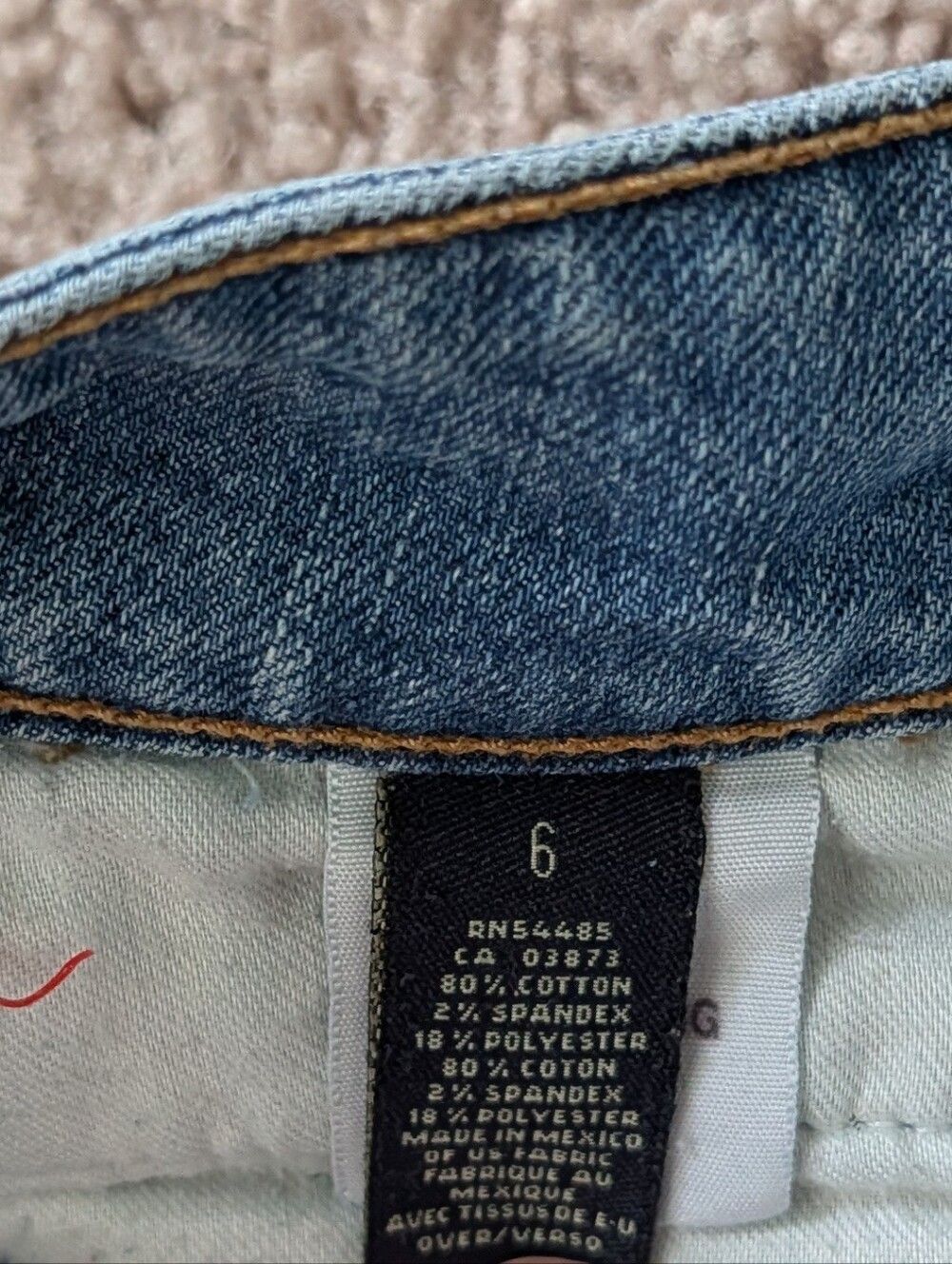 American Eagle Womens Medium Wash Vintage Y2k Low Rise Bootcut Jeans Size 6 - Picture 4 of 16